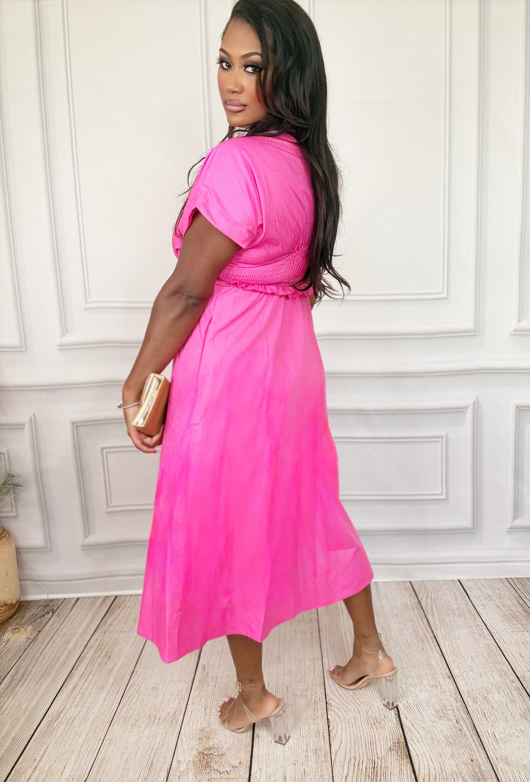 The Rosé Radiance Maxi Dress-Maxi Dresses-Entro-Shop with Bloom West Boutique, Women&