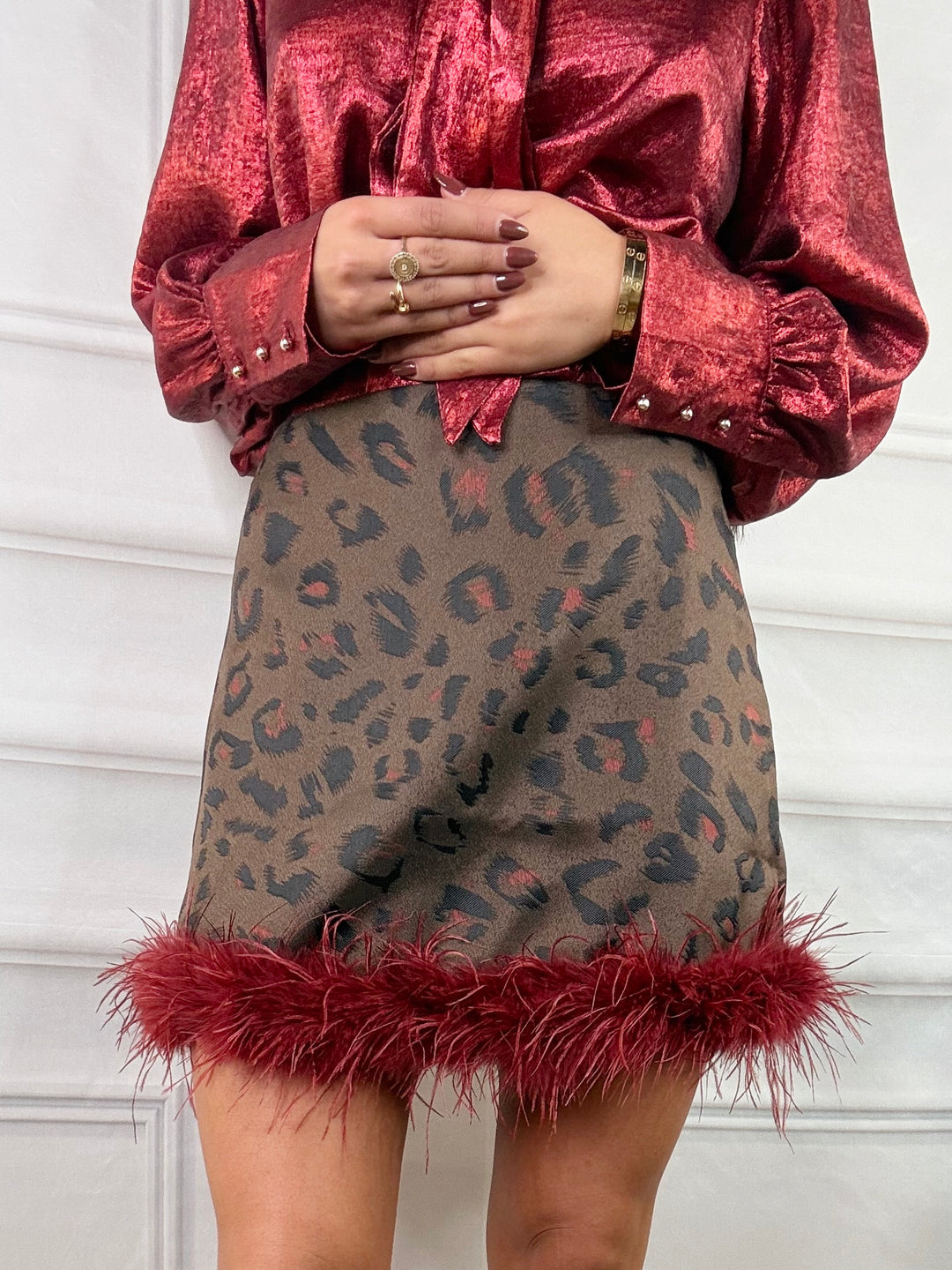 Wild After Dark Skirt-Skirts-B.Right-Shop with Bloom West Boutique, Women&