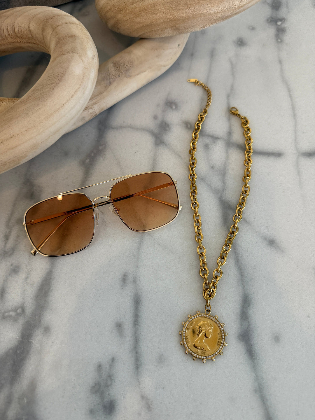 SMALL COIN NECKLACE-Chansuttpearls-Shop with Bloom West Boutique, Women&