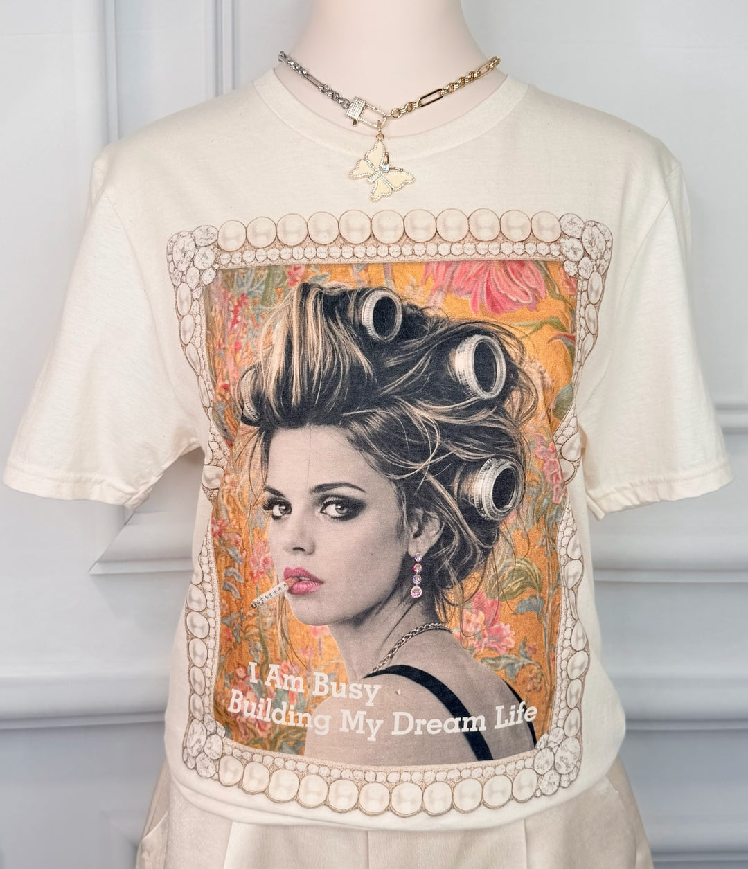 I Am Busy Building My Dream Life Tee-Graphic Tees-Keep it Gypsy-Shop with Bloom West Boutique, Women's Fashion Boutique, Located in Houma, Louisiana