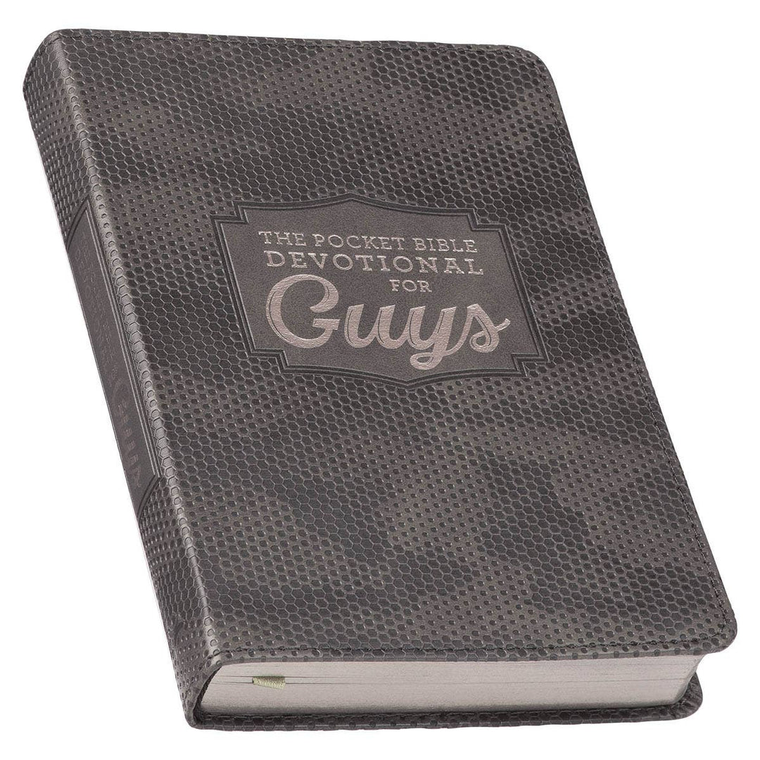 Pocket Bible Devotional for Guys Faux Leather-Bibles & Devotionals-Christian Art Gifts-Shop with Bloom West Boutique, Women's Fashion Boutique, Located in Houma, Louisiana