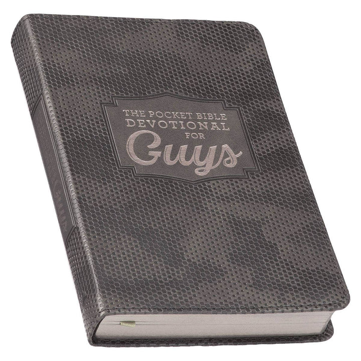 Pocket Bible Devotional for Guys Faux Leather-Bibles & Devotionals-Christian Art Gifts-Shop with Bloom West Boutique, Women's Fashion Boutique, Located in Houma, Louisiana
