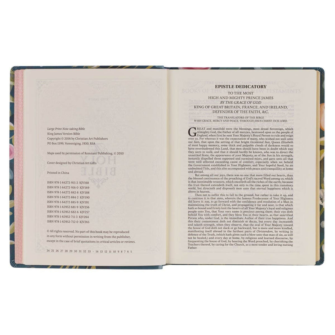 KJV LP Note Bible LP Faux Leather Love The Lord Matt 22:37-Bibles & Devotionals-Christian Art Gifts-Shop with Bloom West Boutique, Women's Fashion Boutique, Located in Houma, Louisiana