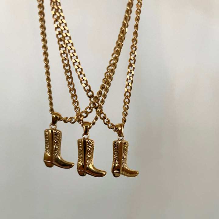 COWGIRL BOOT NECKLACE-Necklace-Chansuttpearls-Shop with Bloom West Boutique, Women&