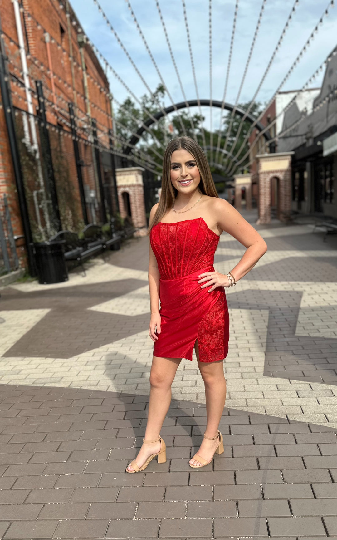 Carli Semi Formal Homecoming Dress-Semi Formal Dresses-Faire-Shop with Bloom West Boutique, Women's Fashion Boutique, Located in Houma, Louisiana