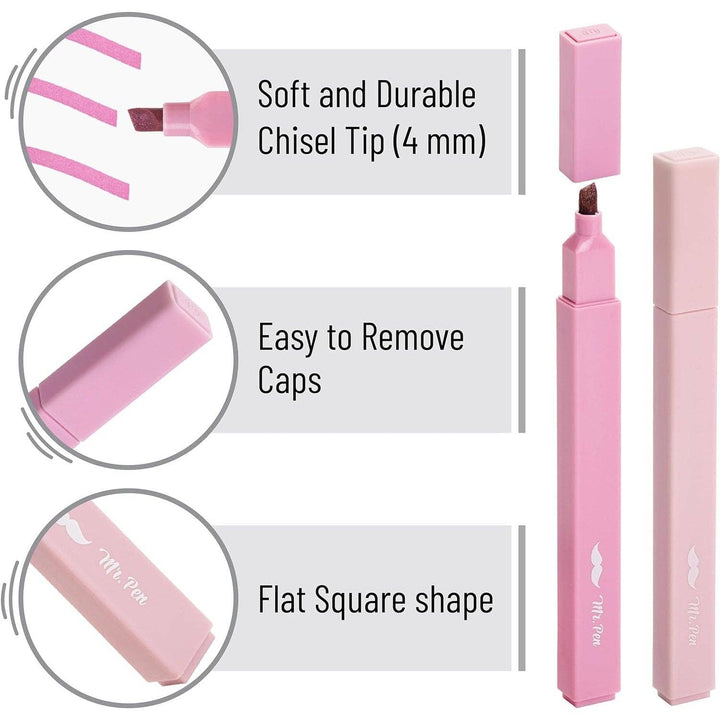 Aesthetic Highlighters, 16 pcs, Chisel Tip, Assorted-Mr. Pen-Shop with Bloom West Boutique, Women's Fashion Boutique, Located in Houma, Louisiana