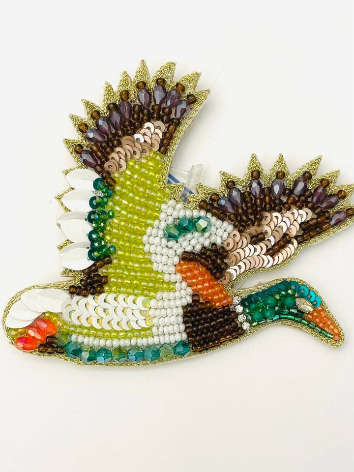 FALL - Mallard Necklace (green/brown) BNK1203-TWO FORTY TWO-Shop with Bloom West Boutique, Women&