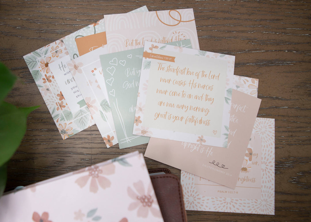 Bible Verse Cards | God's Faithfulness Scripture Cards-Bible Accessories-Chosen & Cherished-Shop with Bloom West Boutique, Women's Fashion Boutique, Located in Houma, Louisiana