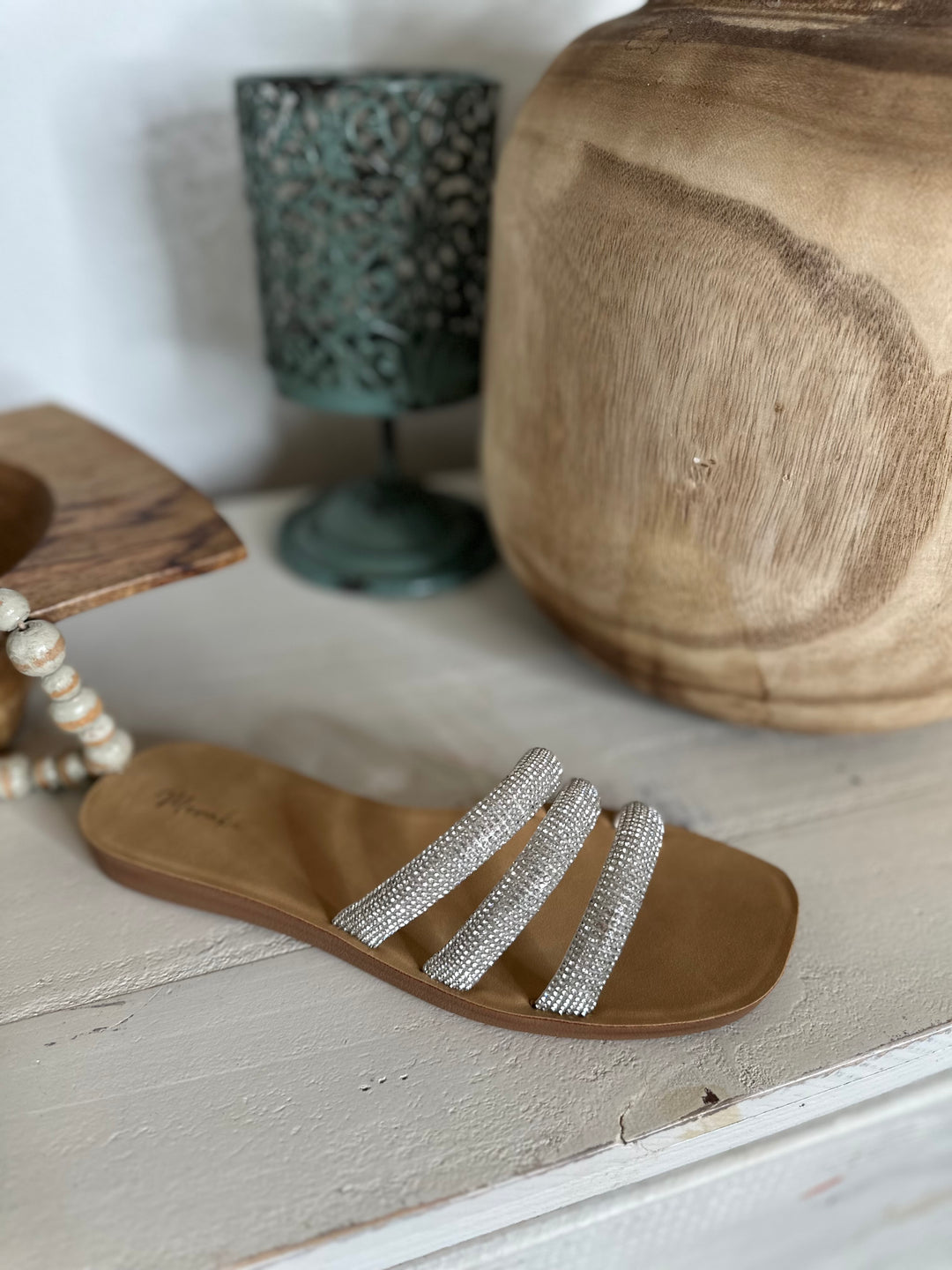 Meegan Strappy Natural Sandal-Sandals-Makers Shoes-Shop with Bloom West Boutique, Women's Fashion Boutique, Located in Houma, Louisiana