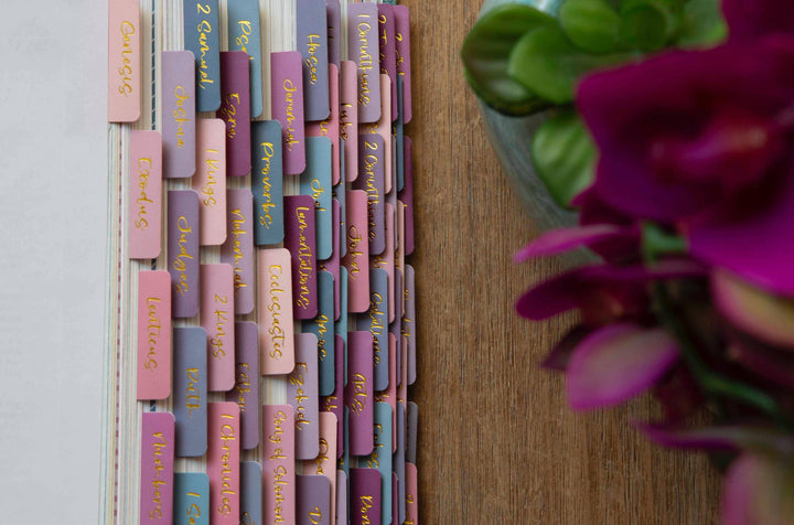Ombre Bible Index Tabs | Colorful Bible Tabs-Accessories-Chosen & Cherished-Shop with Bloom West Boutique, Women's Fashion Boutique, Located in Houma, Louisiana