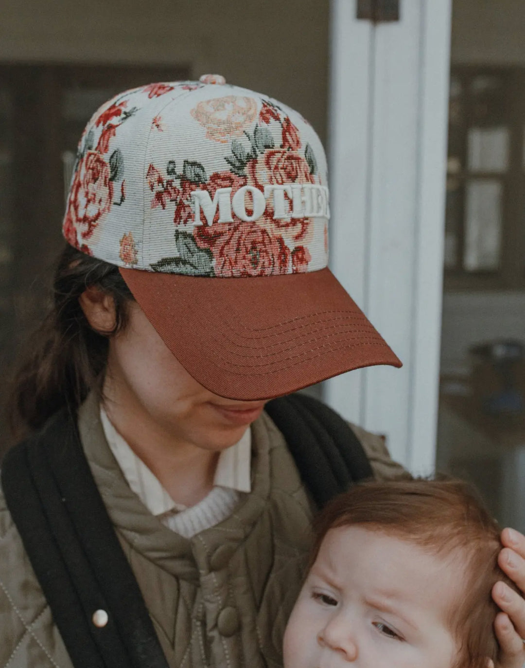 MOTHER Embroidered Jacquard Hat-Hats-Jenessa Wait-Shop with Bloom West Boutique, Women's Fashion Boutique, Located in Houma, Louisiana