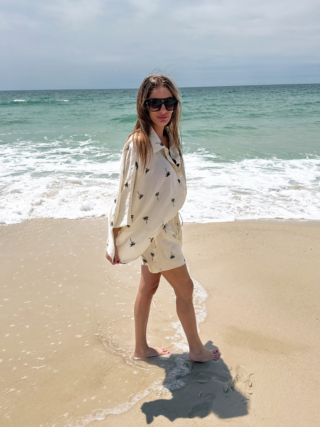 The Palm Élan Leisure Shorts-Shorts-Allie Rose-Shop with Bloom West Boutique, Women&
