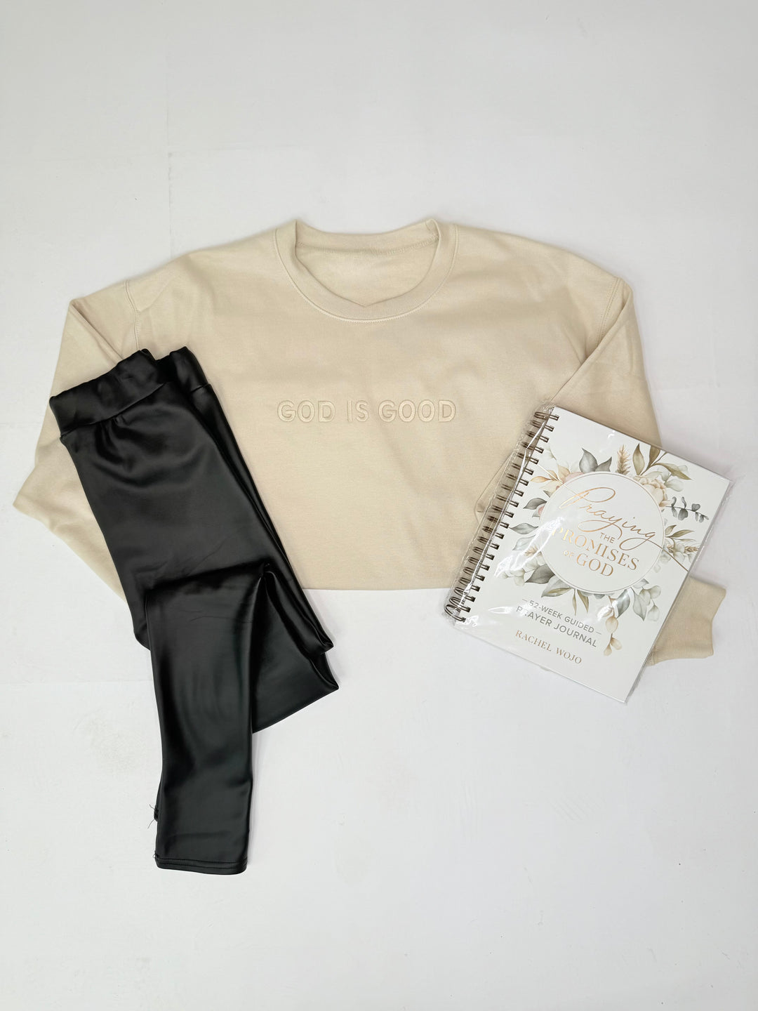 God Is Good in sand-Sweaters-Bloom West Boutique-Shop with Bloom West Boutique, Women's Fashion Boutique, Located in Houma, Louisiana