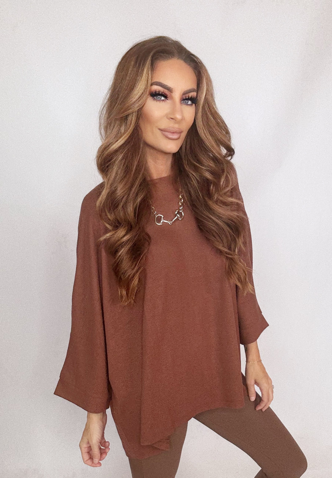 Vivienne Chestnut Top-Tops-Hyfve-Shop with Bloom West Boutique, Women's Fashion Boutique, Located in Houma, Louisiana
