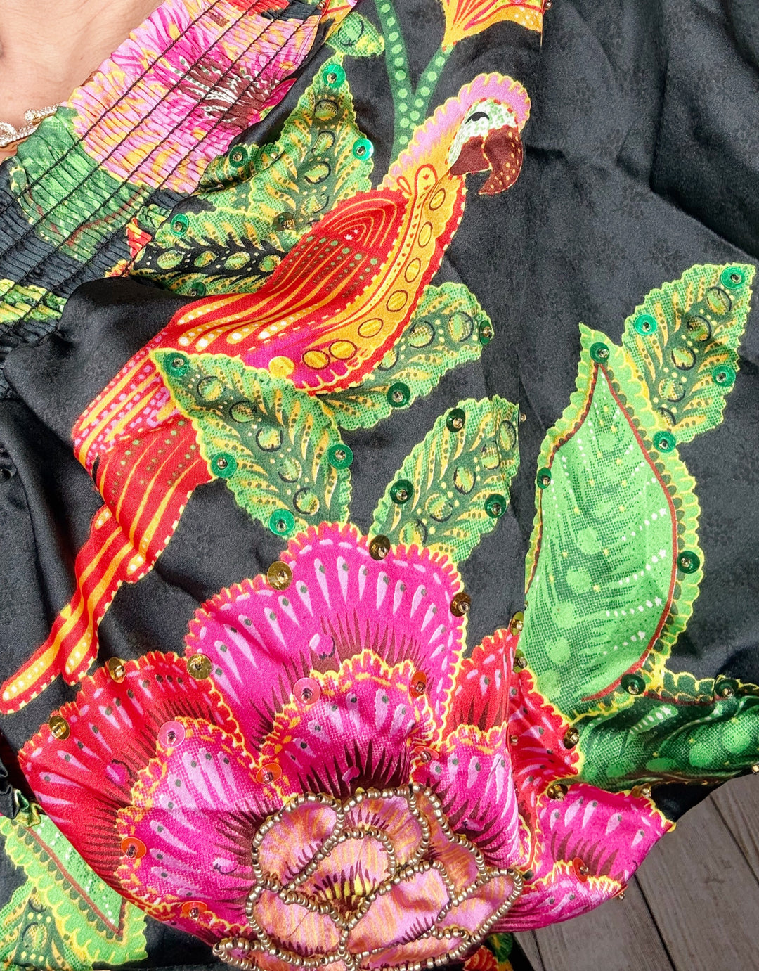 Coco Cay Blooms Set-Two Piece Set-Gold and Silver-Shop with Bloom West Boutique, Women's Fashion Boutique, Located in Houma, Louisiana