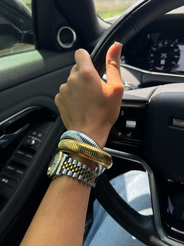 THIN TWIST EMMA BRACELET-Bracelet-Chansuttpearls-Shop with Bloom West Boutique, Women&
