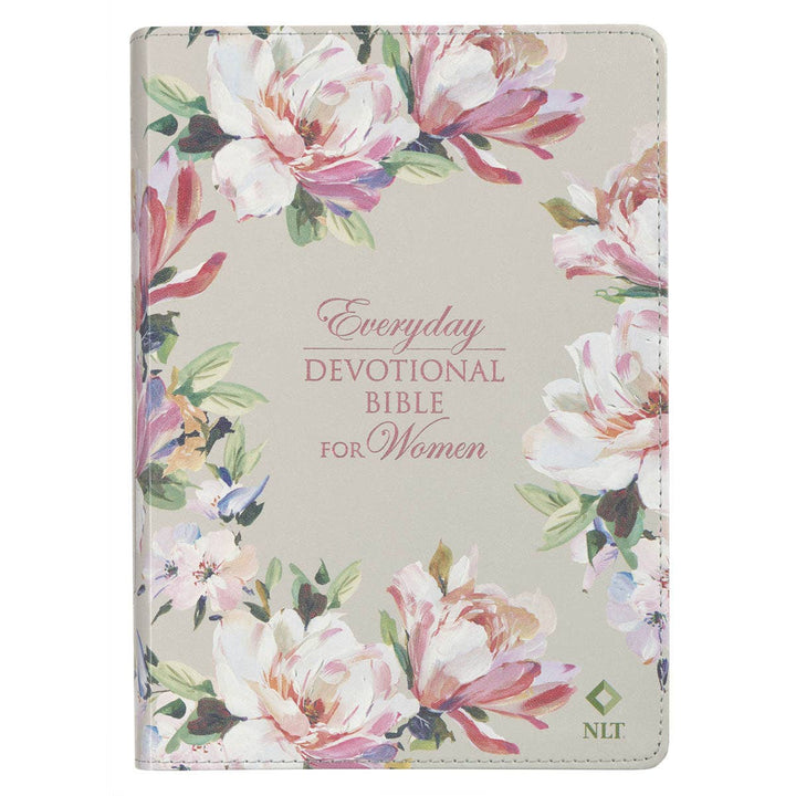 Devotional Bible NLT for Women Faux Leather, Floral-Accessories-Christian Art Gifts-Shop with Bloom West Boutique, Women's Fashion Boutique, Located in Houma, Louisiana