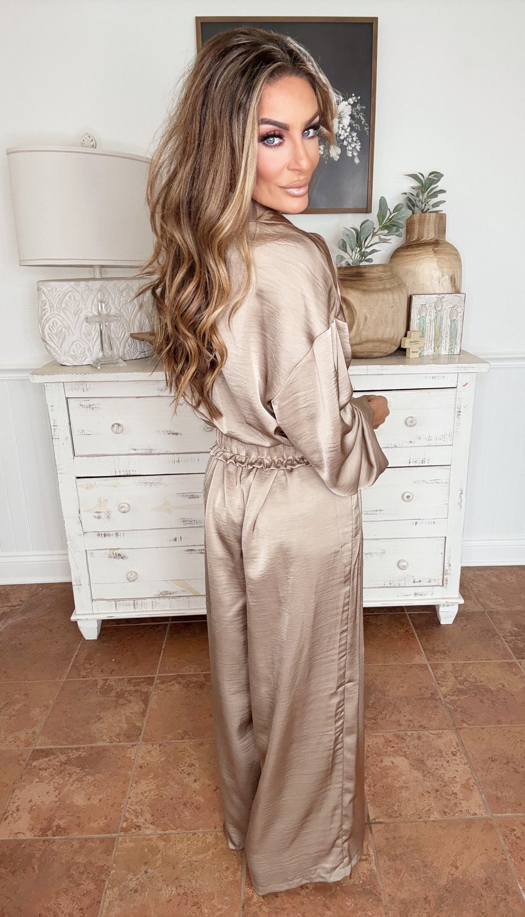 The Satin Grace Pants-Pants-Glam-Shop with Bloom West Boutique, Women's Fashion Boutique, Located in Houma, Louisiana