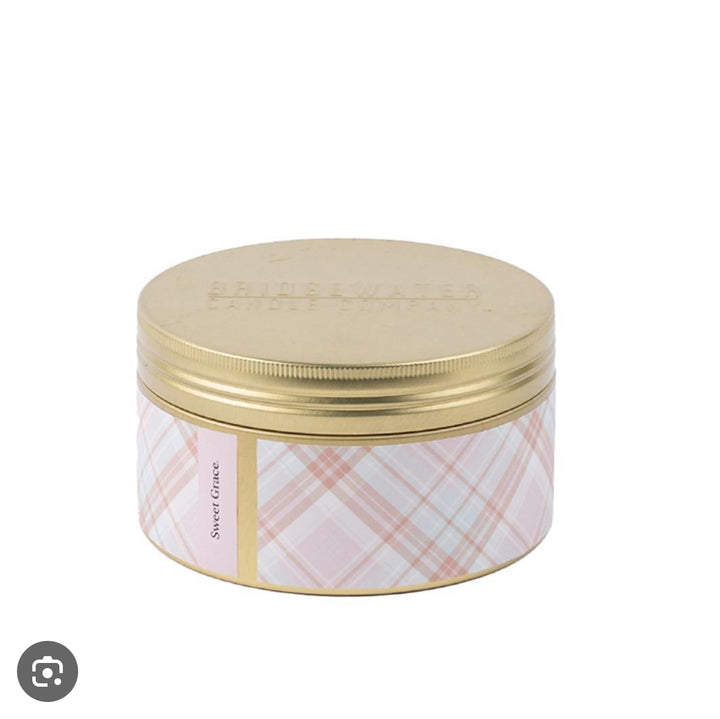 Sweet Grace Holiday 3 Wick Tin-Home Fragrances-bridgewater-Shop with Bloom West Boutique, Women's Fashion Boutique, Located in Houma, Louisiana