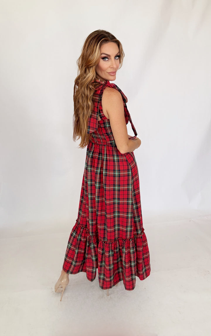 The Clara Christmas Dress-Dresses-So Me-Shop with Bloom West Boutique, Women's Fashion Boutique, Located in Houma, Louisiana
