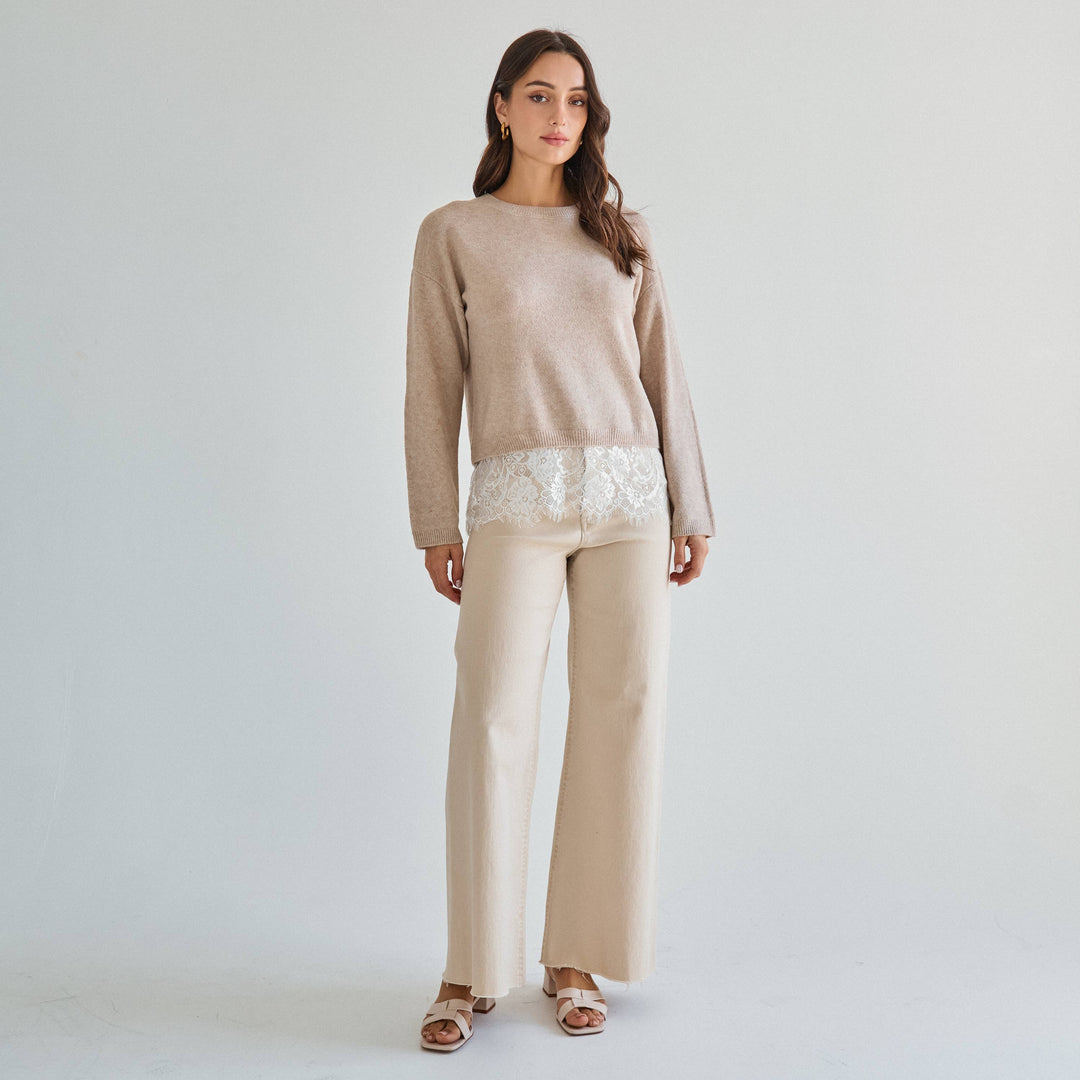 AT3508 Lace sweater-Able-Shop with Bloom West Boutique, Women&