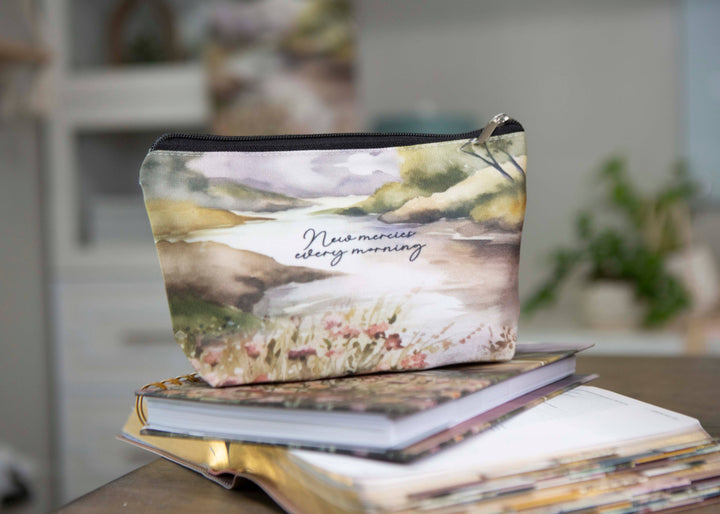 New Mercies Bible Verse Pencil Case | Scripture Pencil Pouch-Bible Accessories-Chosen & Cherished-Shop with Bloom West Boutique, Women's Fashion Boutique, Located in Houma, Louisiana