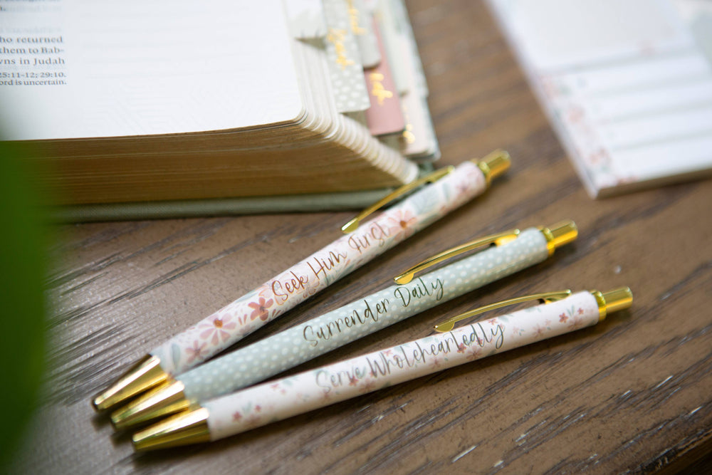 Floral Pens for Bible Study-Accessories-Chosen & Cherished-Shop with Bloom West Boutique, Women's Fashion Boutique, Located in Houma, Louisiana