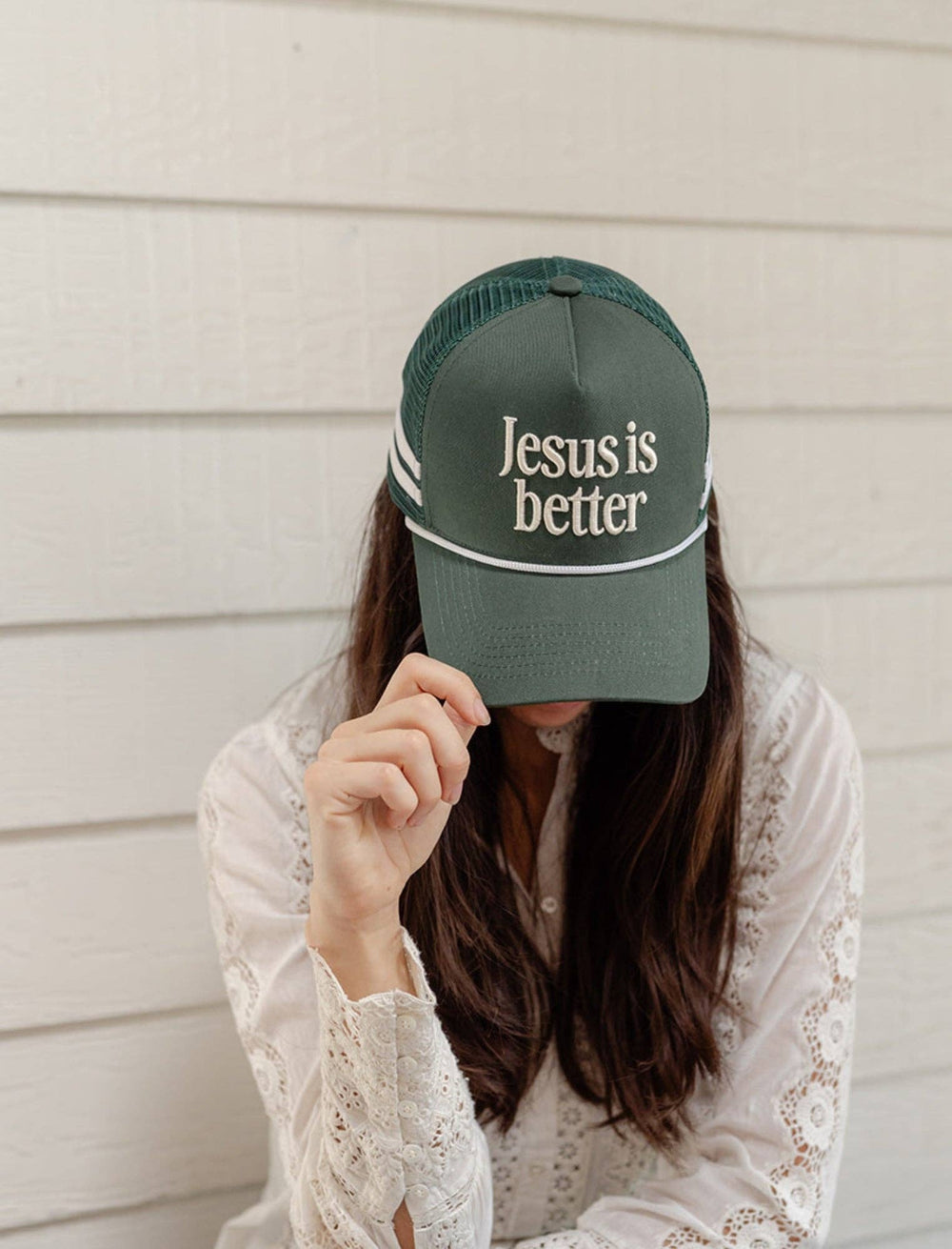 Jesus is Better Hat-Hats-Jenessa Wait-Shop with Bloom West Boutique, Women's Fashion Boutique, Located in Houma, Louisiana