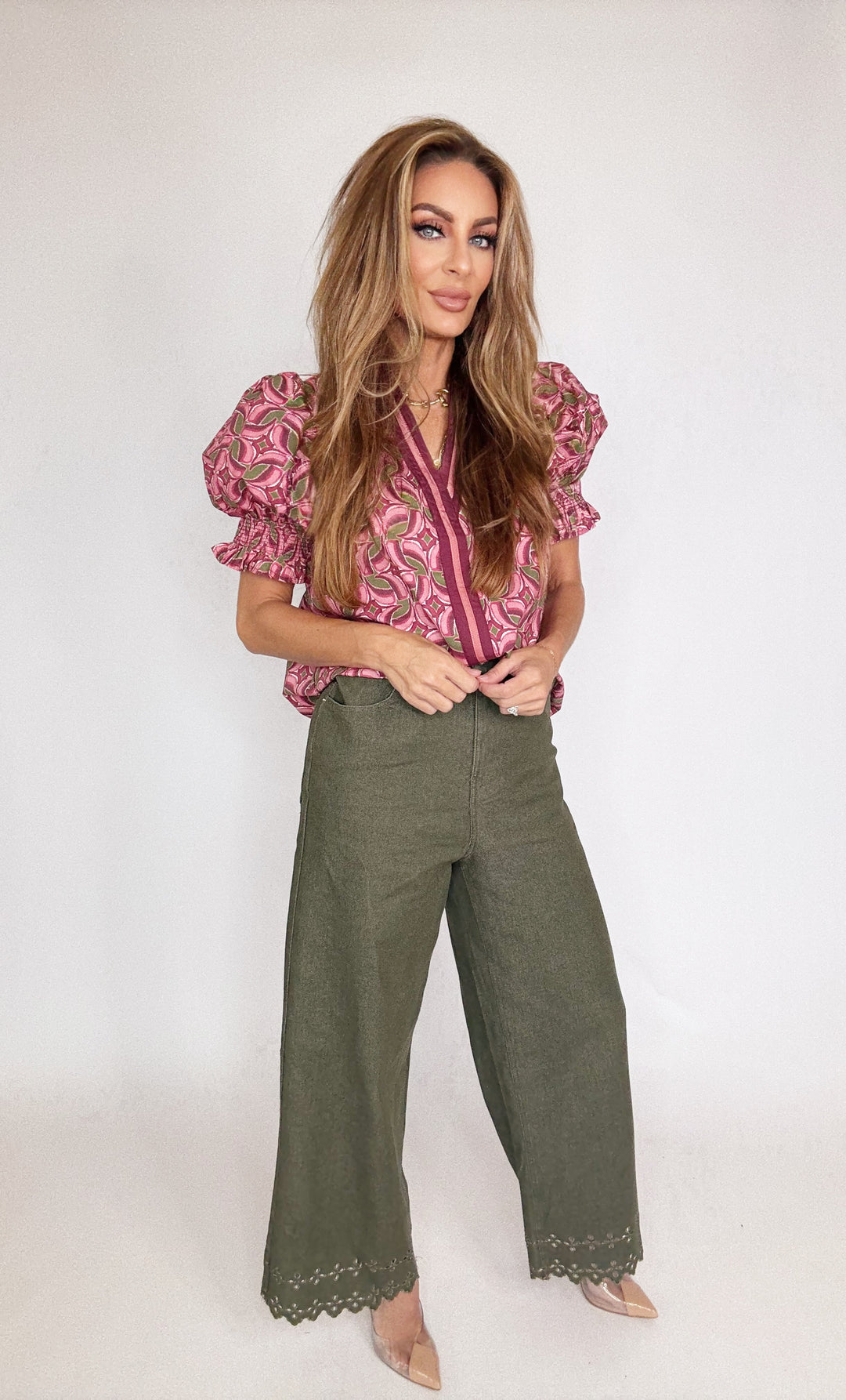 Juliette Merlot Top-Tops-Entro-Shop with Bloom West Boutique, Women's Fashion Boutique, Located in Houma, Louisiana