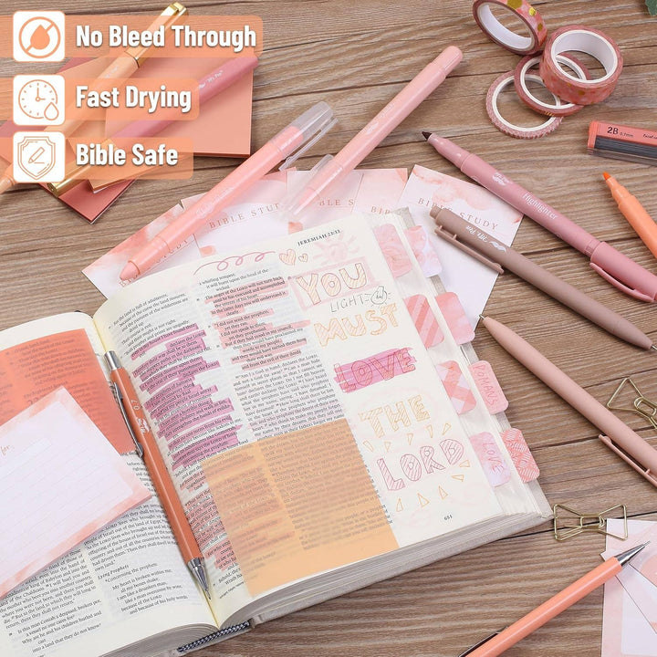 Sunset Blush Mr. Pen Bible Journaling Kit for Women-Accessories-Mr. Pen-Shop with Bloom West Boutique, Women's Fashion Boutique, Located in Houma, Louisiana