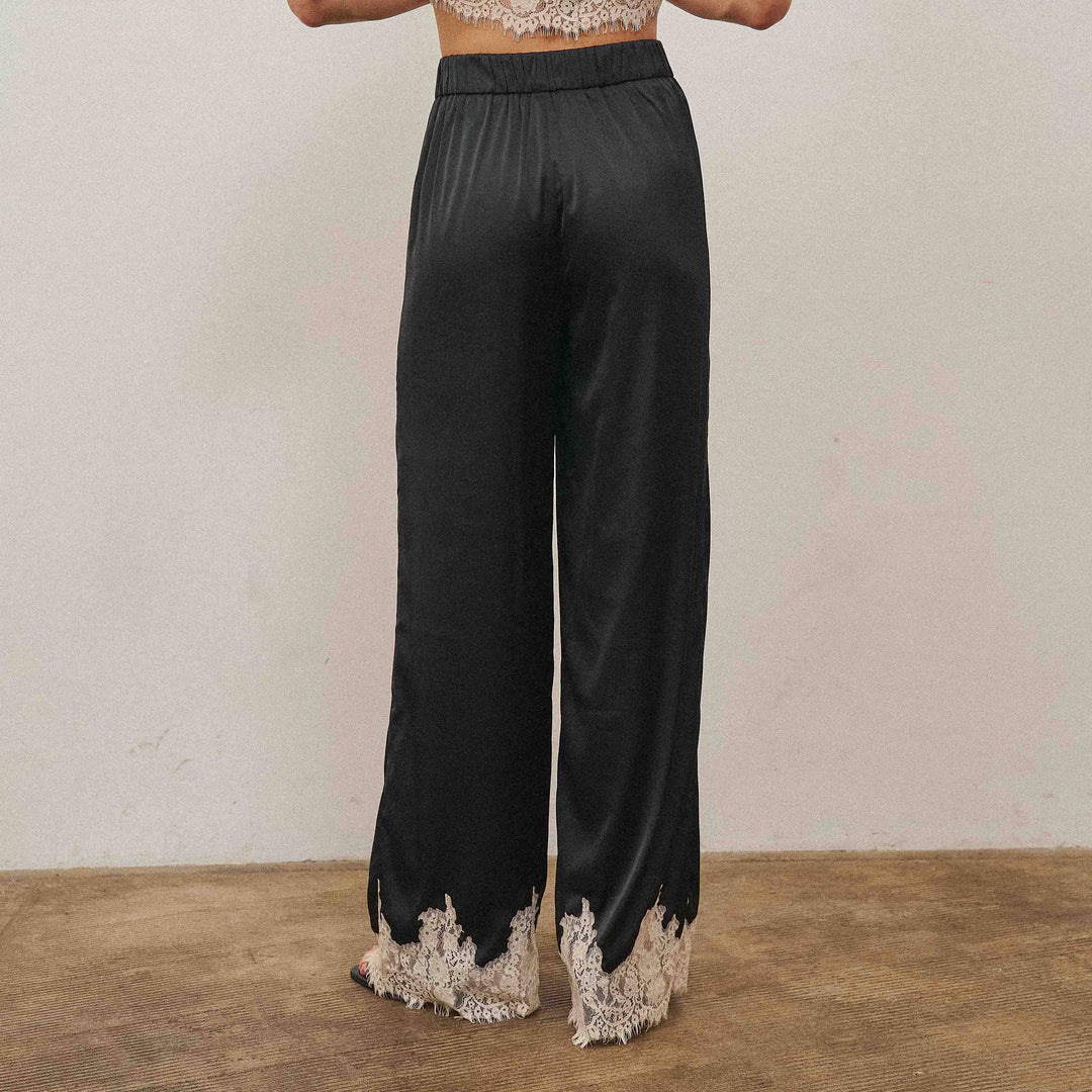 AP3559 Lace satin pants-Able-Shop with Bloom West Boutique, Women&