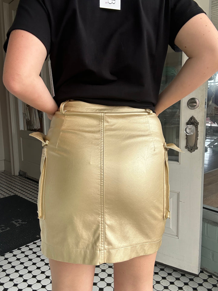 Flyn Cargo Pocket Mini Skirt-Skirts-venti 6-Shop with Bloom West Boutique, Women's Fashion Boutique, Located in Houma, Louisiana