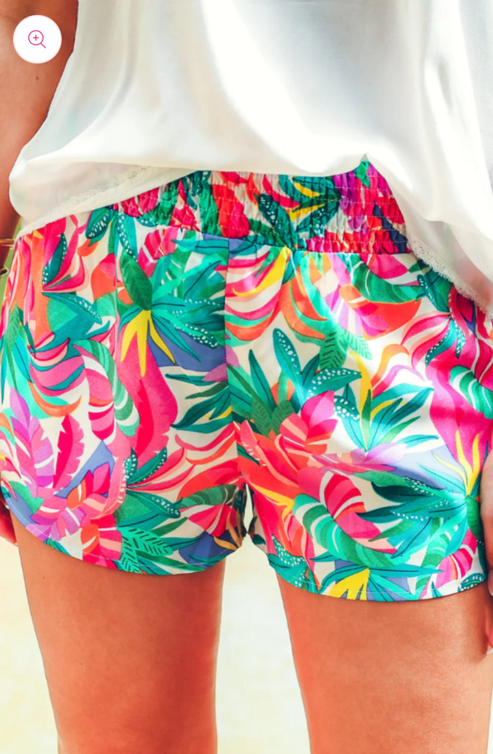 Summer Dreaming Tropical Shorts-Shorts-Jess Lea-Shop with Bloom West Boutique, Women's Fashion Boutique, Located in Houma, Louisiana