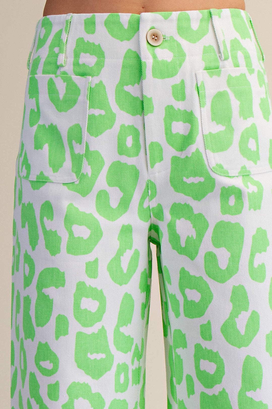 Colette Cropped Wide-Leg Neon Leopard Pants-Glam-Shop with Bloom West Boutique, Women&