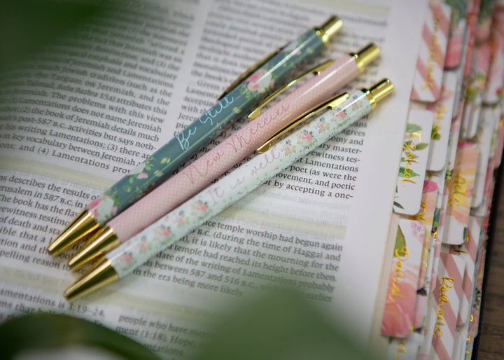 Be Still Bible Study Pens | Christian Pen Set-Accessories-Chosen & Cherished-Shop with Bloom West Boutique, Women's Fashion Boutique, Located in Houma, Louisiana