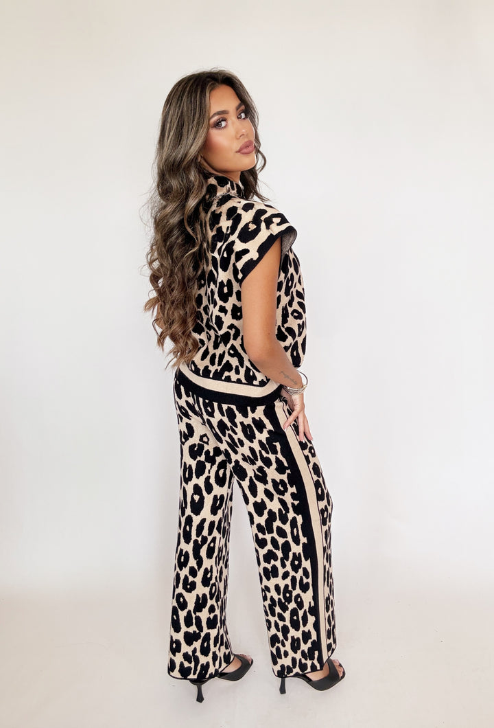 Spotted Luxe Pants-Tops-Entro-Shop with Bloom West Boutique, Women's Fashion Boutique, Located in Houma, Louisiana