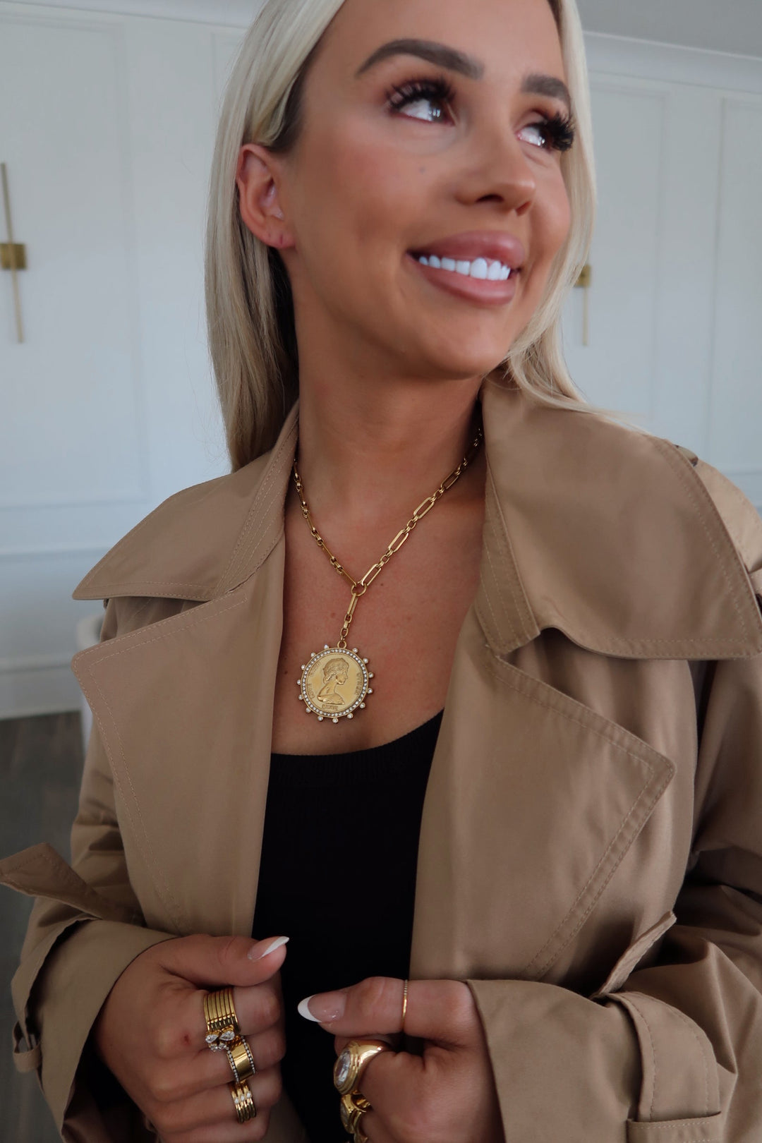 LARIAT COIN NECKLACE-Chansuttpearls-Shop with Bloom West Boutique, Women&