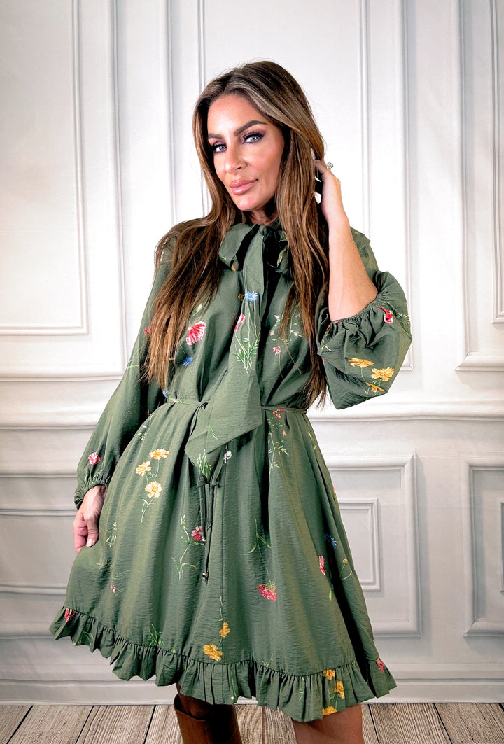 Olive Hour Dress