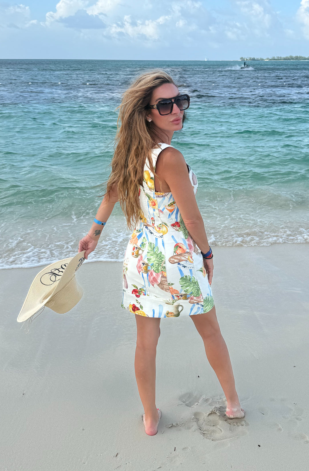 Positano Picnic Mini Dress-Mini Dresses-skies are blue-Shop with Bloom West Boutique, Women&