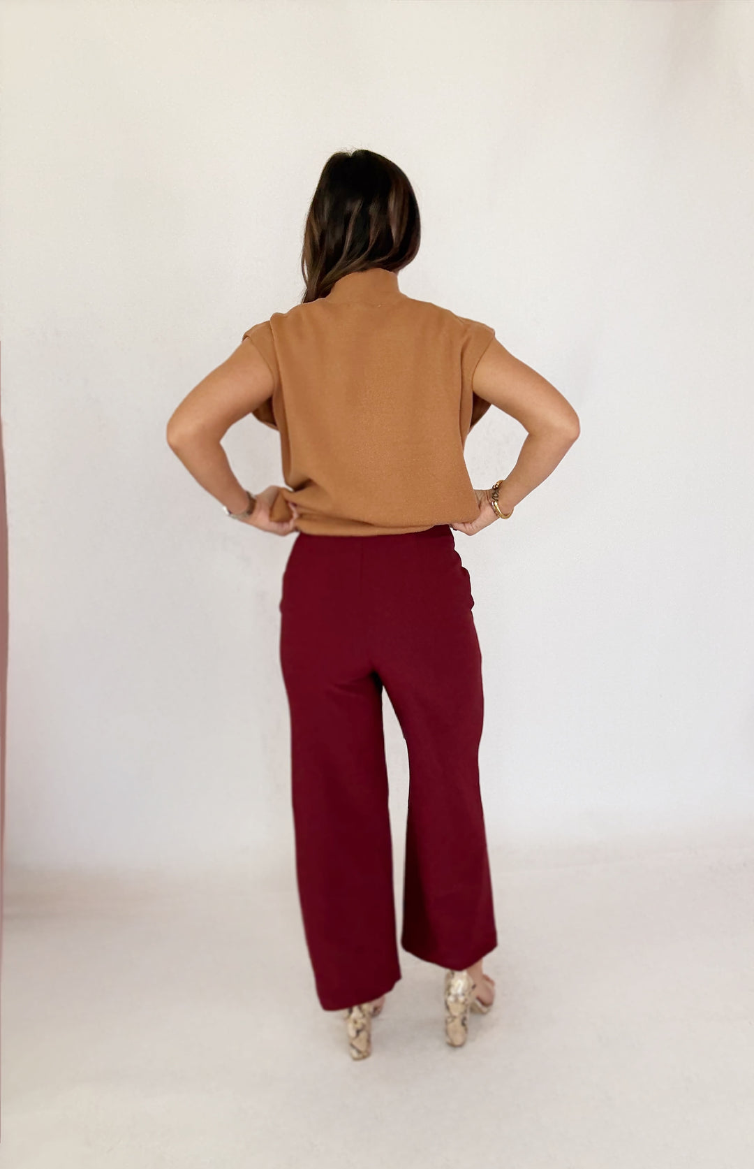The Willow Burgundy Pant