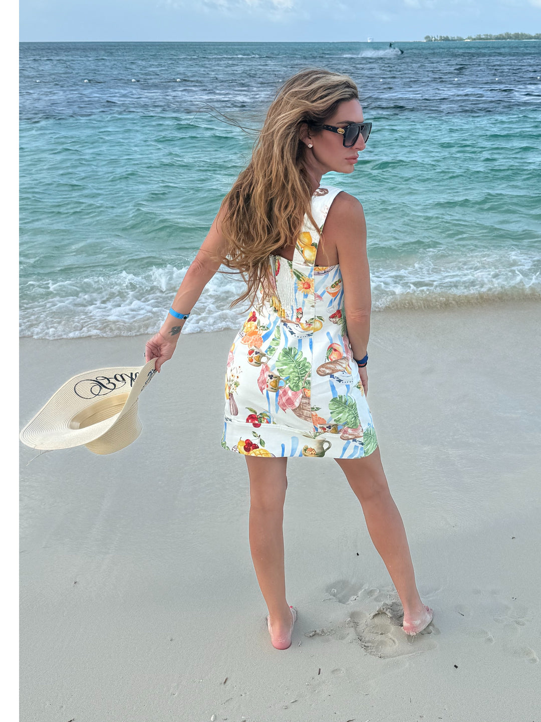 Positano Picnic Mini Dress-Mini Dresses-skies are blue-Shop with Bloom West Boutique, Women&