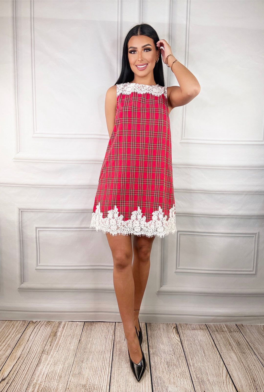 Yuletide Romance Dress-Dresses-Entro-Shop with Bloom West Boutique, Women's Fashion Boutique, Located in Houma, Louisiana