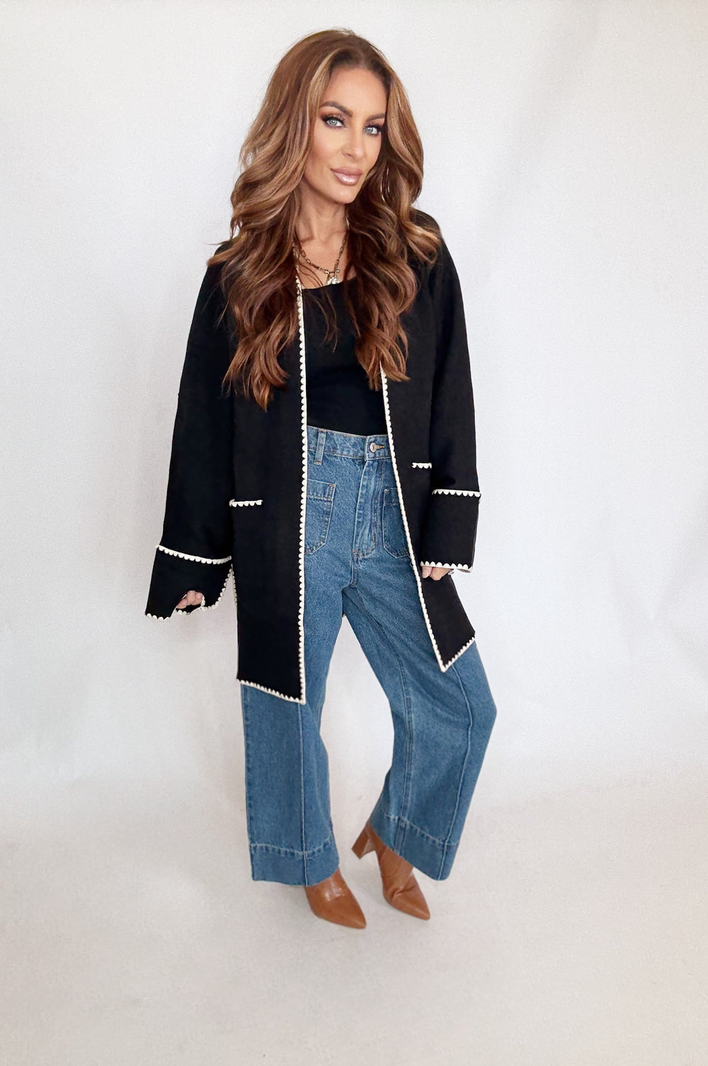 THML Katherine Cardigan-Cardigans-THML-Shop with Bloom West Boutique, Women's Fashion Boutique, Located in Houma, Louisiana