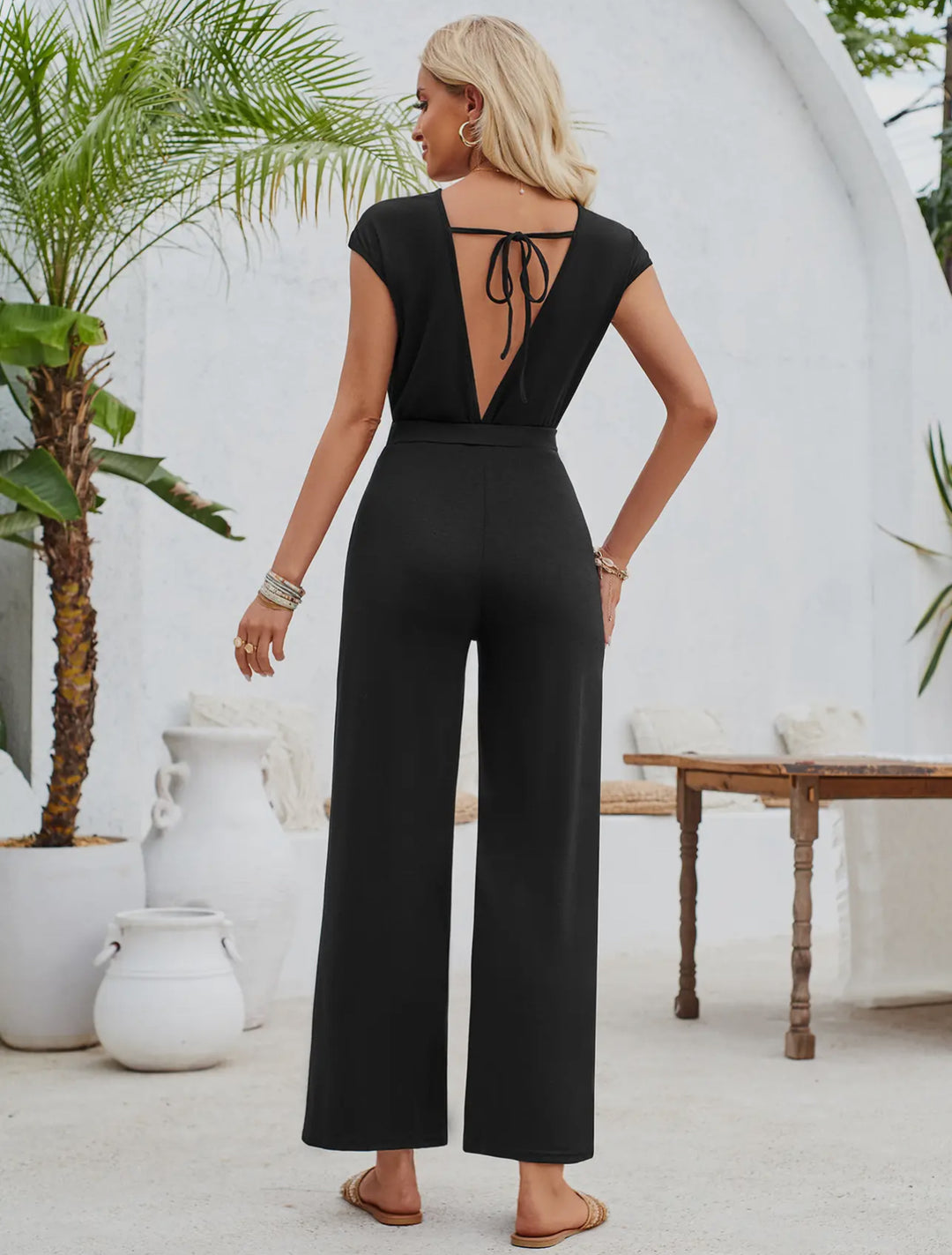 Hayes Jersey Knit Twist Jumpsuit-Jumpsuits-epretty-Shop with Bloom West Boutique, Women's Fashion Boutique, Located in Houma, Louisiana