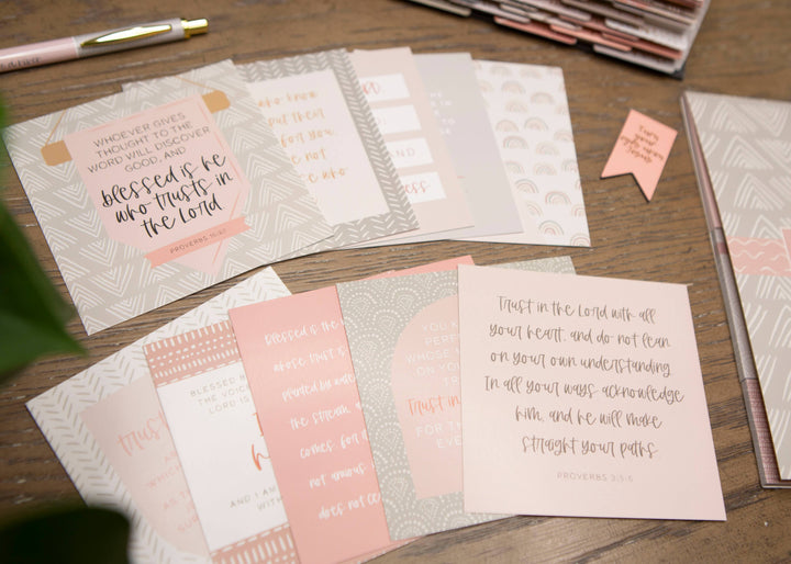 Bible Verse Cards on Trusting God-Bible Accessories-Chosen & Cherished-Shop with Bloom West Boutique, Women's Fashion Boutique, Located in Houma, Louisiana
