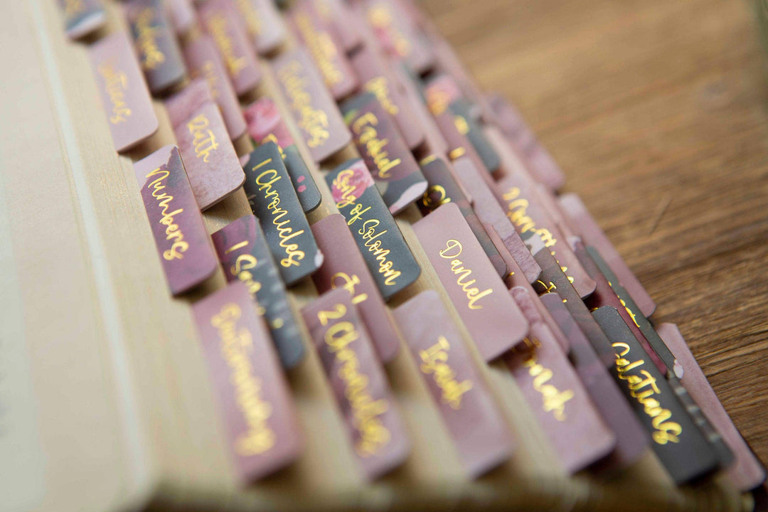 Floral Bible Tabs | Bible Book Tabs-Accessories-Chosen & Cherished-Shop with Bloom West Boutique, Women's Fashion Boutique, Located in Houma, Louisiana