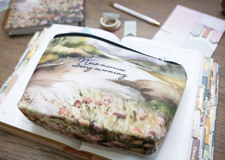 New Mercies Bible Verse Pencil Case | Scripture Pencil Pouch-Bible Accessories-Chosen & Cherished-Shop with Bloom West Boutique, Women's Fashion Boutique, Located in Houma, Louisiana