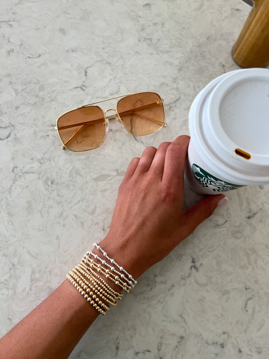 GOLD FILLED BEADED BRACELETS-Chansuttpearls-Shop with Bloom West Boutique, Women&
