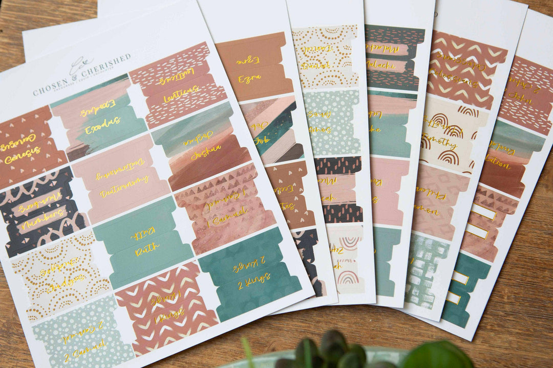 Bible Tabs | Bible Index Tabs-Accessories-Chosen & Cherished-Shop with Bloom West Boutique, Women's Fashion Boutique, Located in Houma, Louisiana