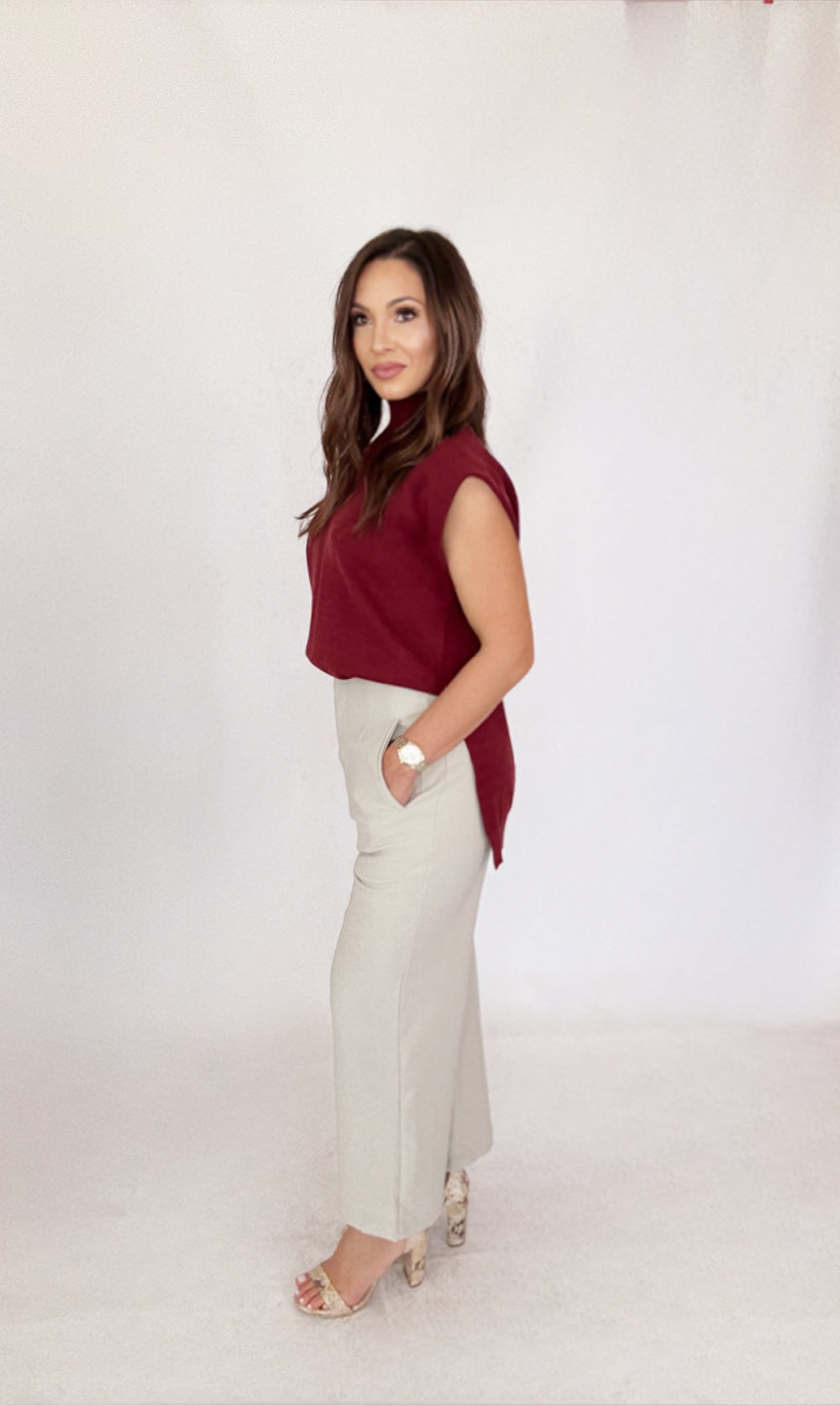 The Willow Beige Pant-Pants-Glam-Shop with Bloom West Boutique, Women's Fashion Boutique, Located in Houma, Louisiana